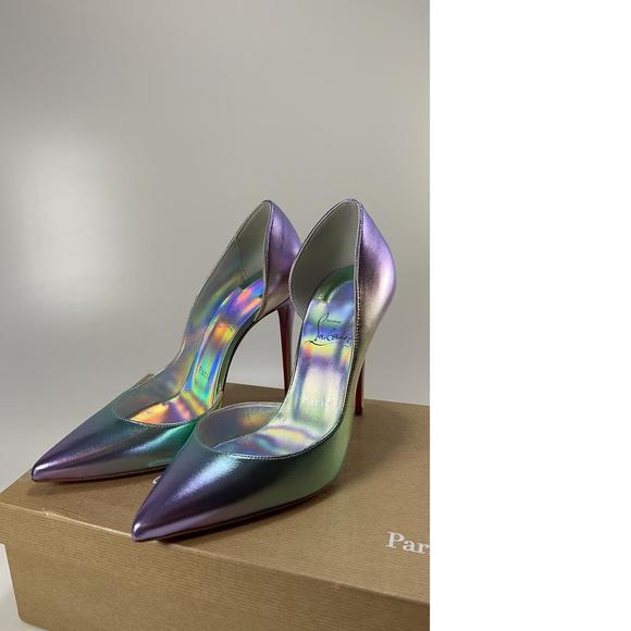 100mm Purple Ombre Licorne AB Unicorn Iriza Gradient Pumps E584 - Picture 8 of 11